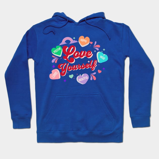 Love Yourself! Hoodie by Ayzora Studio